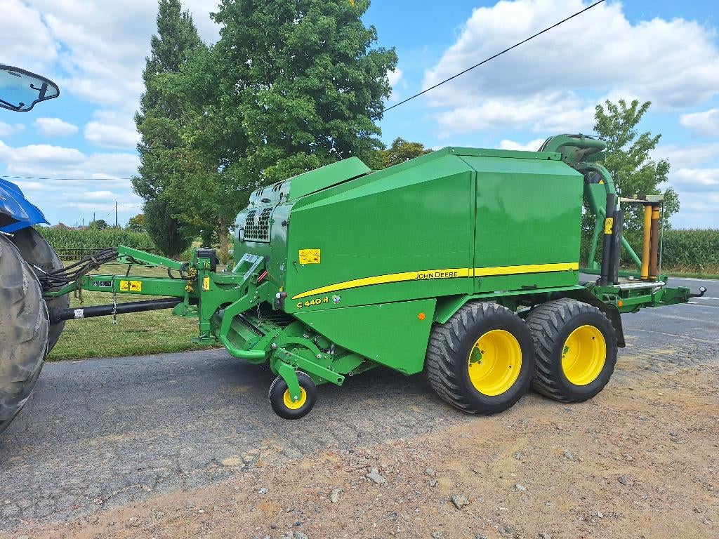 John Deere C440 pers wikkel combi, Ophalen, Akkerbouw, Oogstmachine