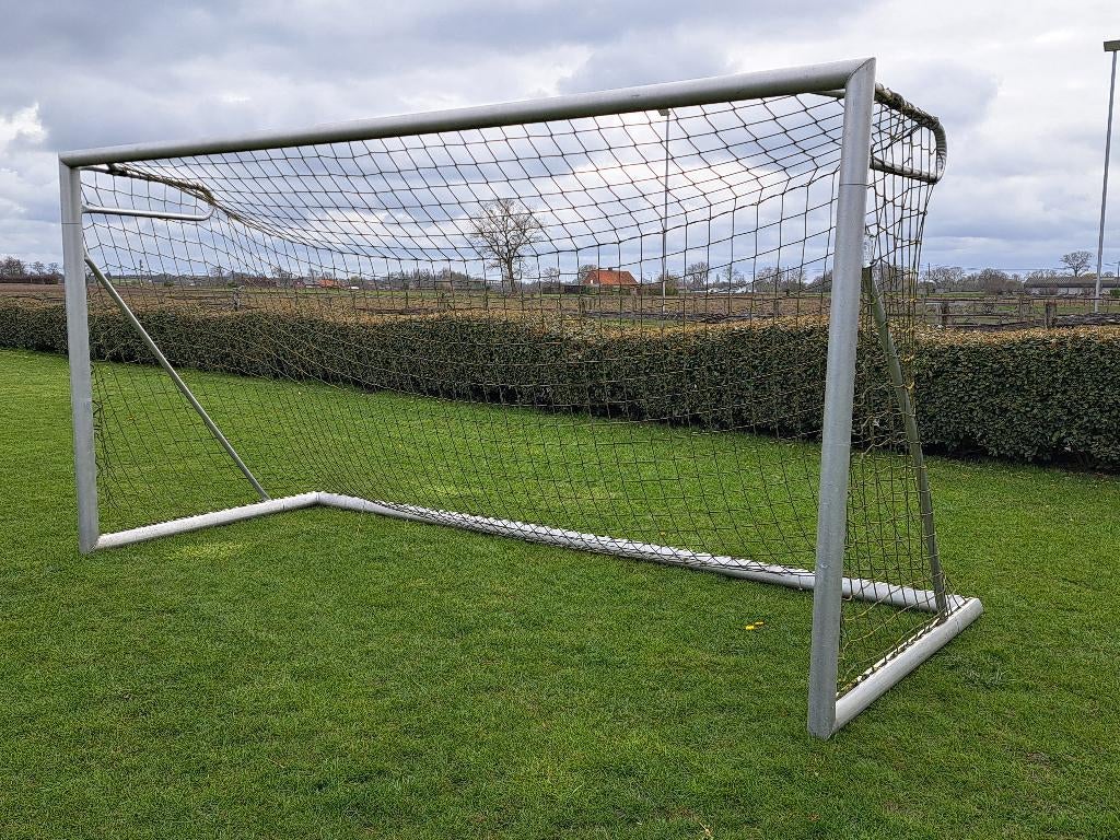 Aluminium voetbal goal / doel, Enlèvement, Comme neuf, Autres types