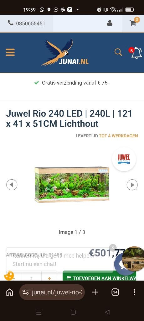 Aquarium juwel 250 litres avec meuble, Enlèvement, Utilisé, Aquarium vide