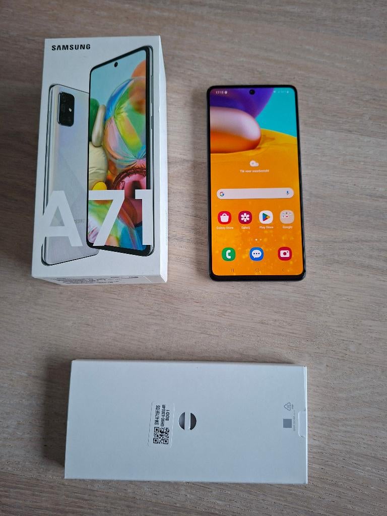 Samsung Galaxy A 71 zonder krassen - in case, Ophalen, Zo goed als nieuw