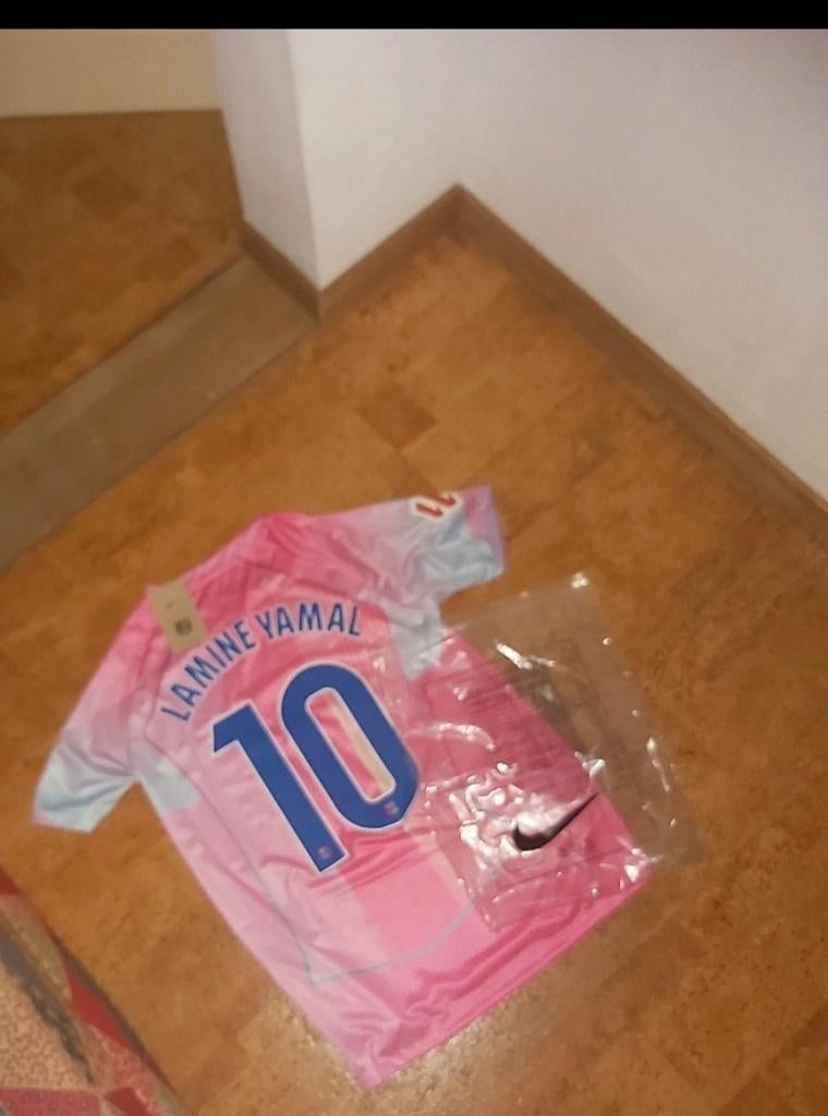 Barcelona shirt, Ophalen of Verzenden, Maat 46 (S) of kleiner