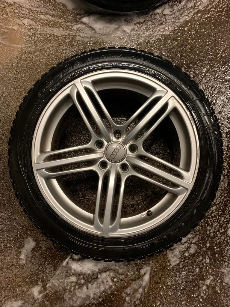 18” aluminium Audi RS velgen, Auto-onderdelen, Ophalen, 18 inch, Banden en Velgen, Winterbanden