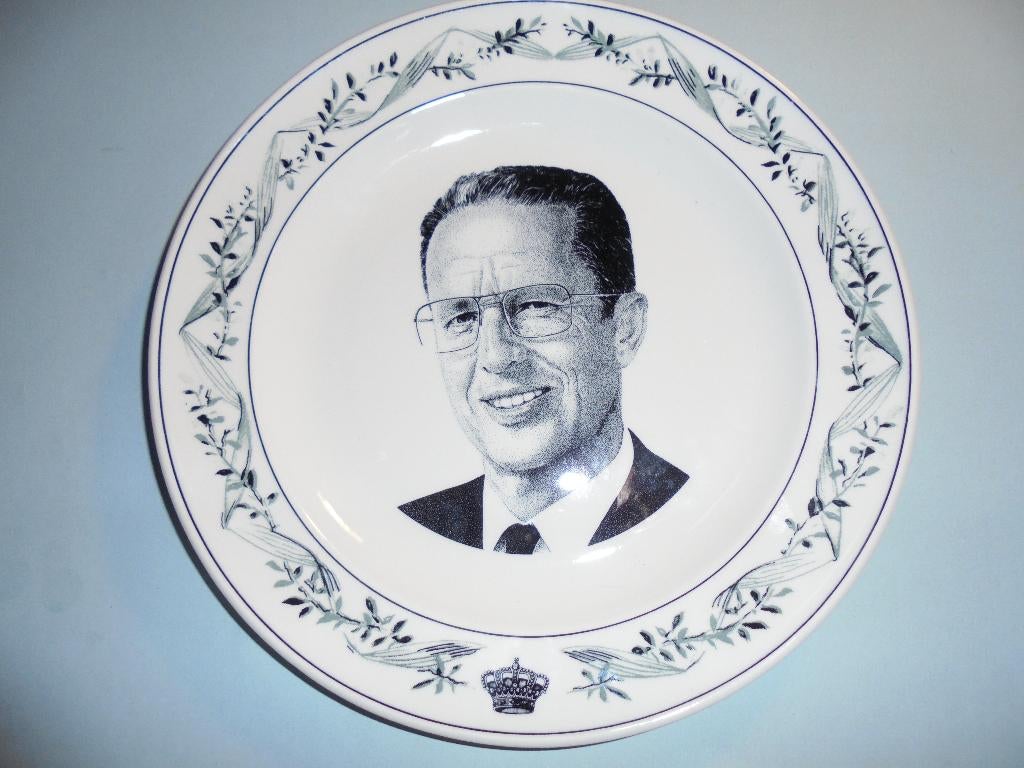 Herdenkingsbord Koning Boudewijn, Verzamelen, Koningshuis en Royalty, Ophalen of Verzenden, Nieuw, Overige typen