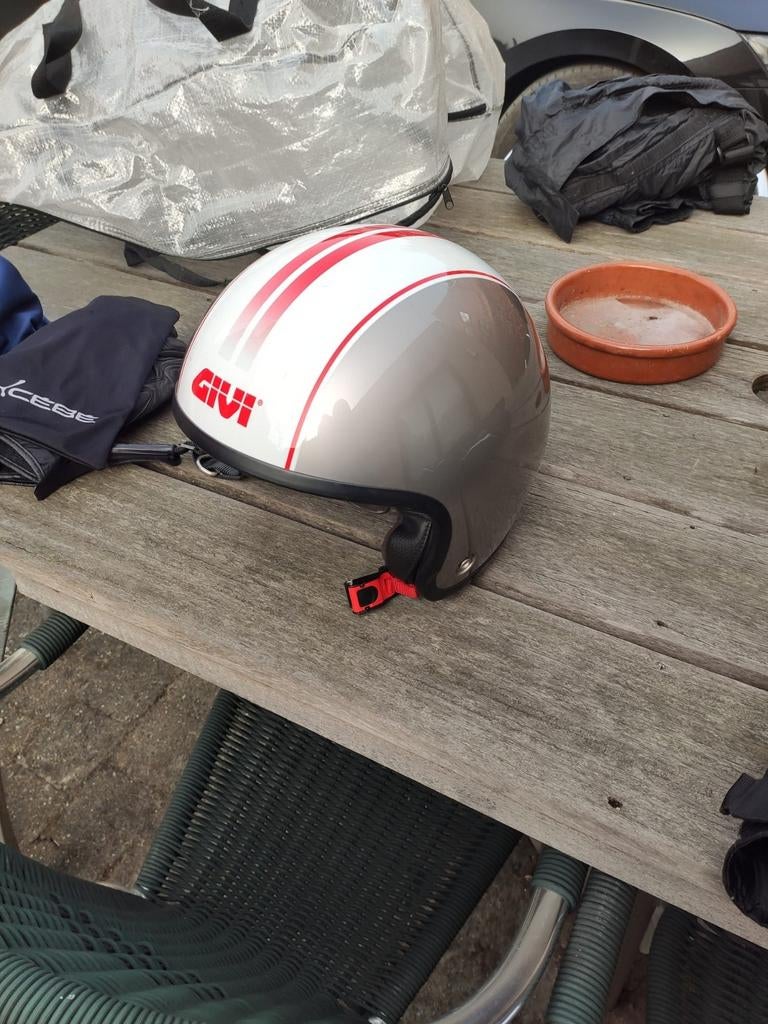 Retro motorhelm GIVI, Ophalen, Zo goed als nieuw, Medium, Givi