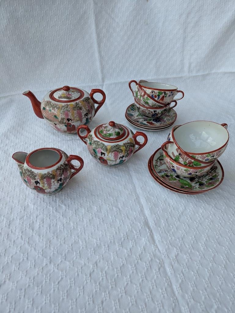 Service à thé japonais (6 personnes) complet, Enlèvement