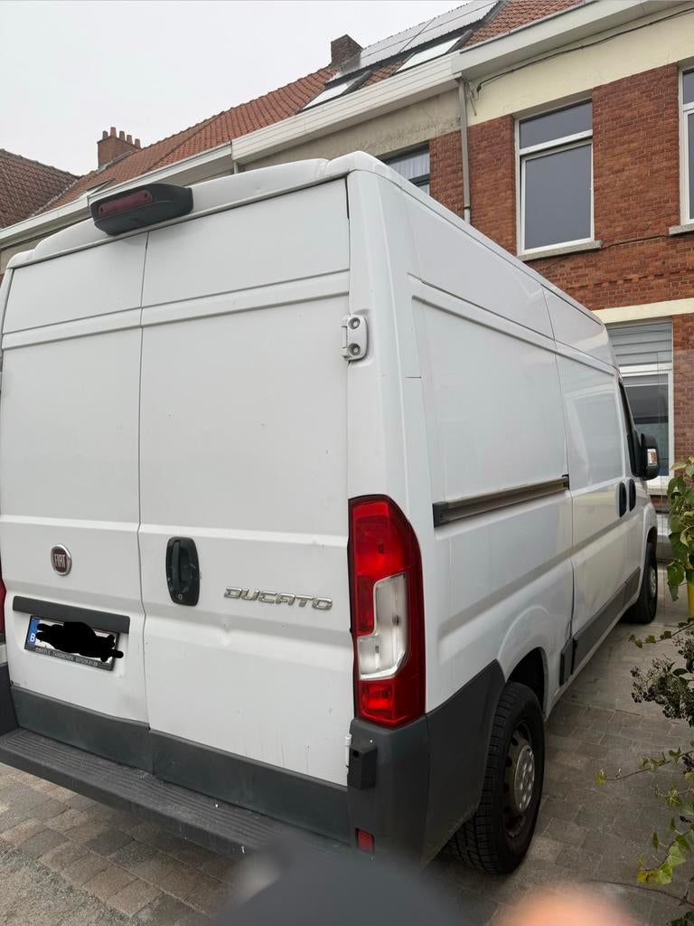 Fiat Ducato 2014, Auto's, Bestelwagens en Lichte vracht, Voorwielaandrijving, Euro 5, Stof, Wit
