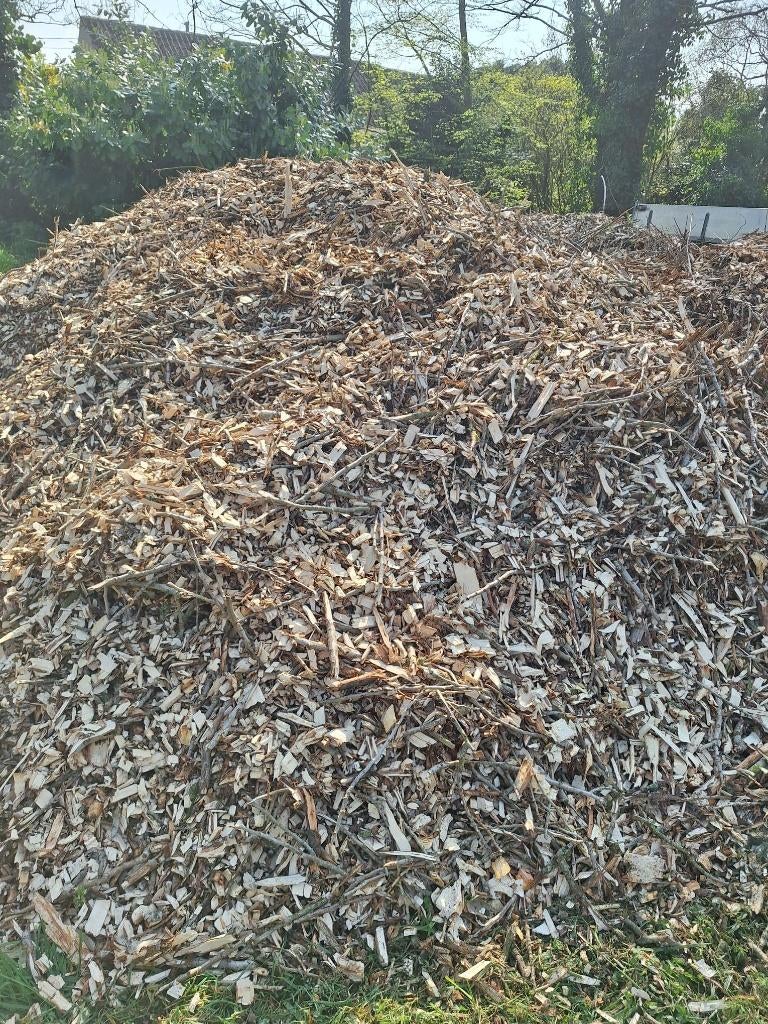 Houtsnippers / boomschors / Houtschors, Tuin en Terras, Aarde en Mest, Boomschors, Ophalen