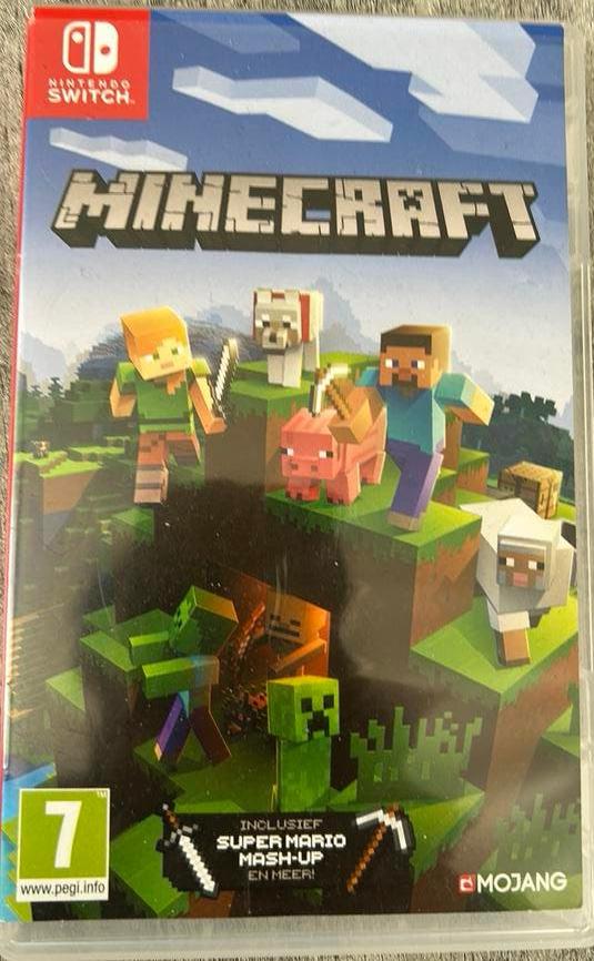 Minecraft super Mario Mach-Up spel Nintendo switch, Games en Spelcomputers, Ophalen, Zo goed als nieuw