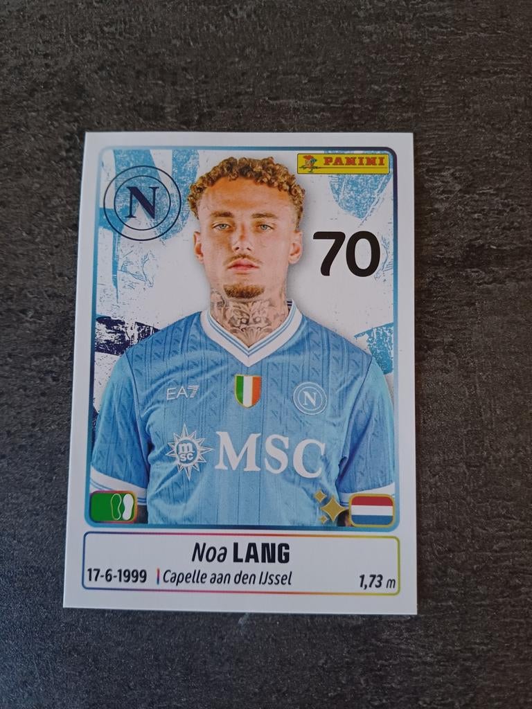 Panini Calciatori 2025-2026 Noa Lang Napoli, Verzenden