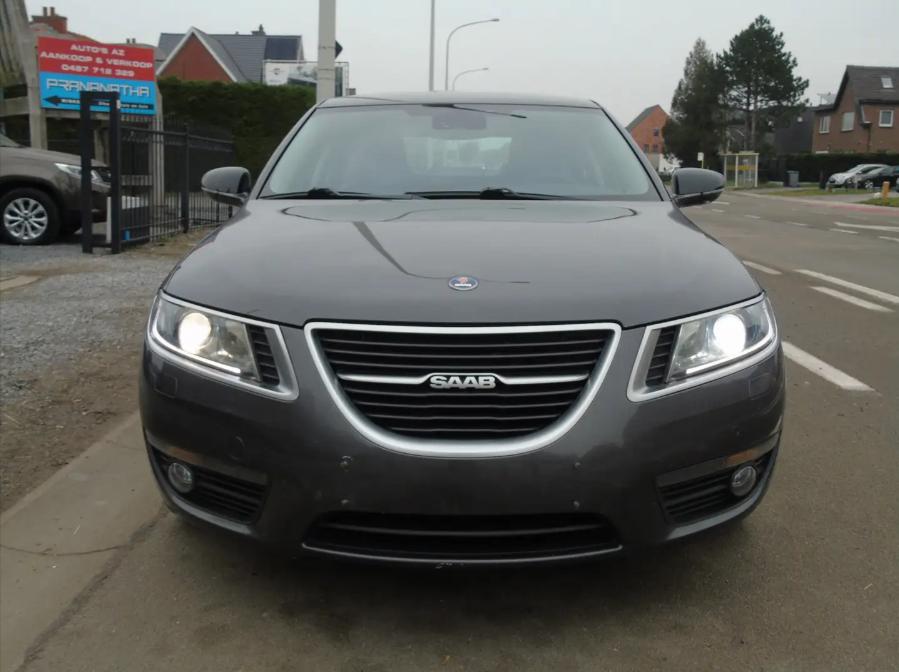 Saab 9-5 2.0 Tid4 *10/2010 *Ohboekje *Navi *Leder *EURO 5, Autos, Cuir, 139 g/km, Entreprise, Noir