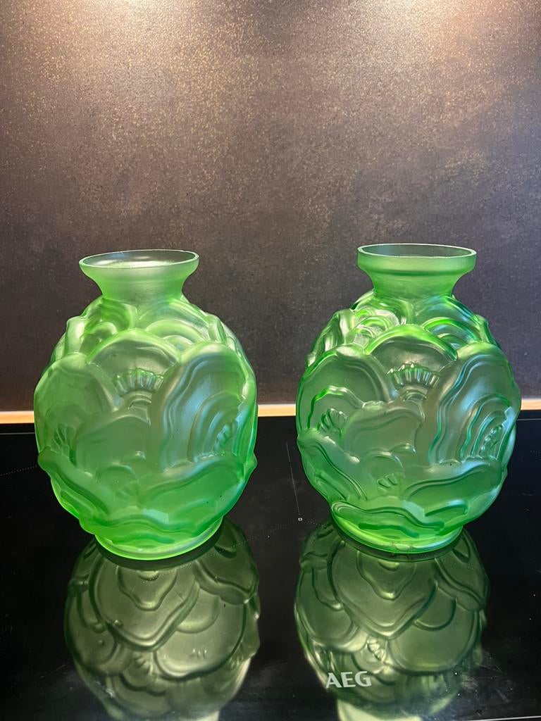 Paire de vases Art Déco de Charles Catteau 1930, Enlèvement, Comme neuf