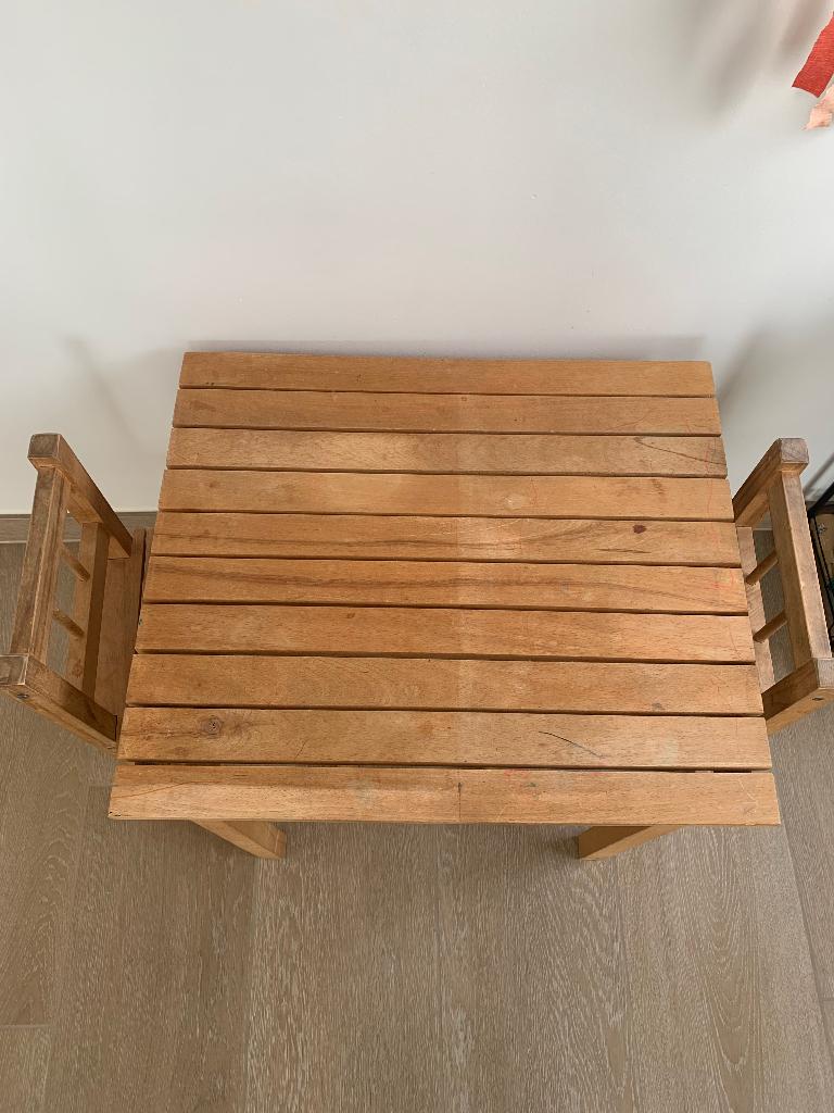 Kindertafel en kinderstoeltjes, Kinderen en Baby's, Ophalen, Gebruikt, Tafel(s) en Stoel(en)