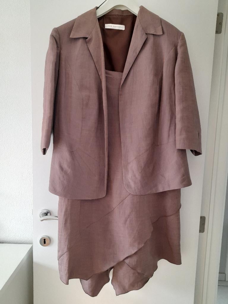 Linea Raffaelli = jasje + rok, Kleding | Dames, Linea raffaelli, Maat 46/48 (XL) of groter, Cocktailjurk, Ophalen of Verzenden