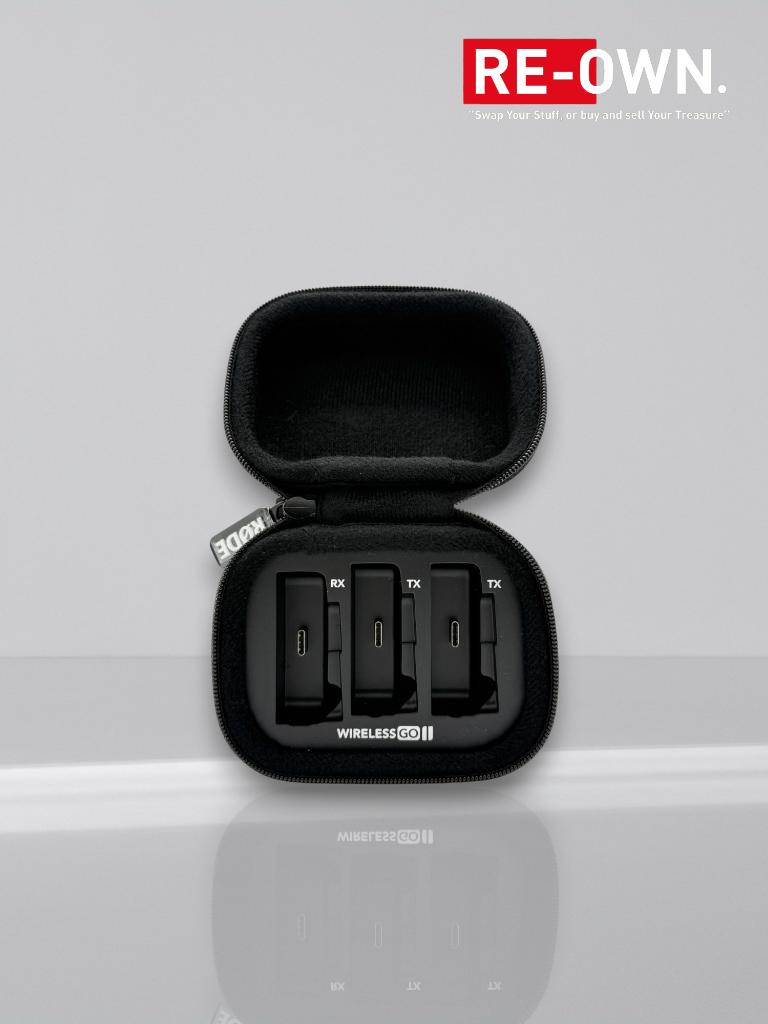 Rode Wireless Go II Charge Case (topstaat + doos + garantie), Ophalen of Verzenden, Zo goed als nieuw, Overige typen, Draadloos