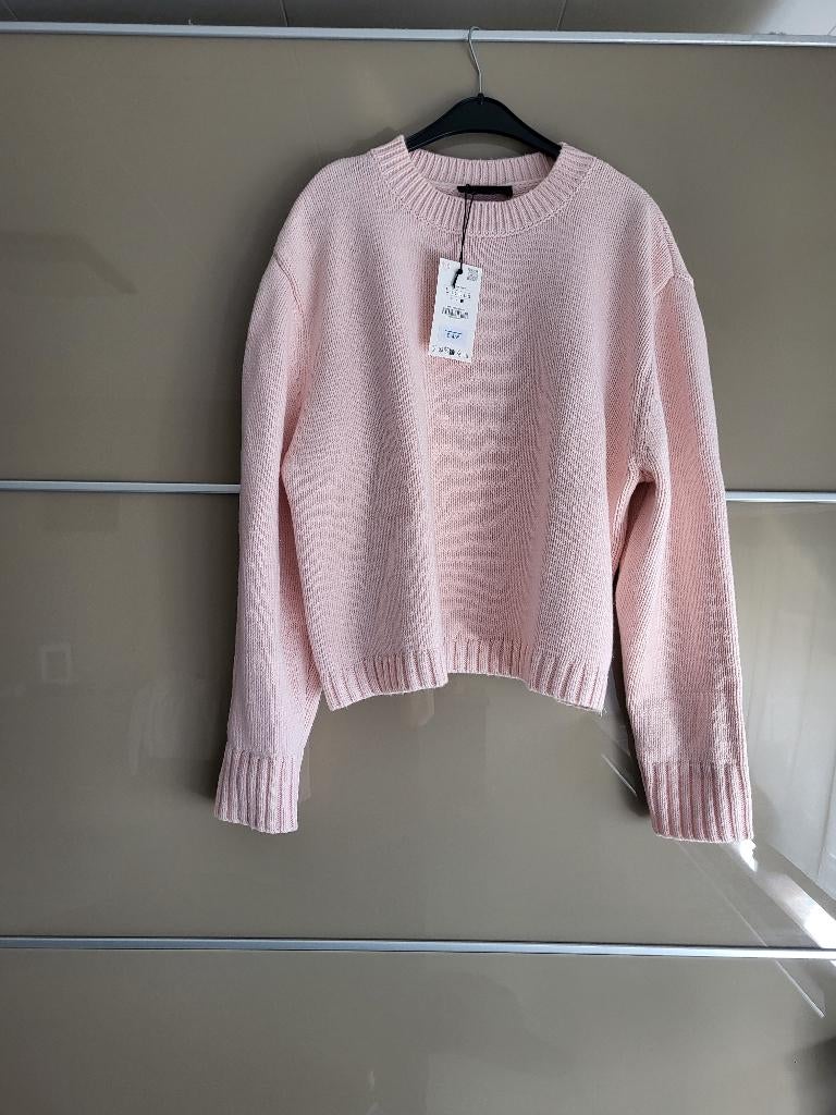Pull zara rose neuf avec etiquette, Ophalen, Zara, Maat 42/44 (L), Nieuw