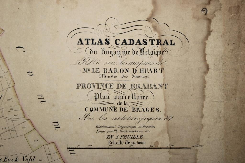 oude kaart van Beert, Ph. Vandermaelen, 19de E, Ophalen