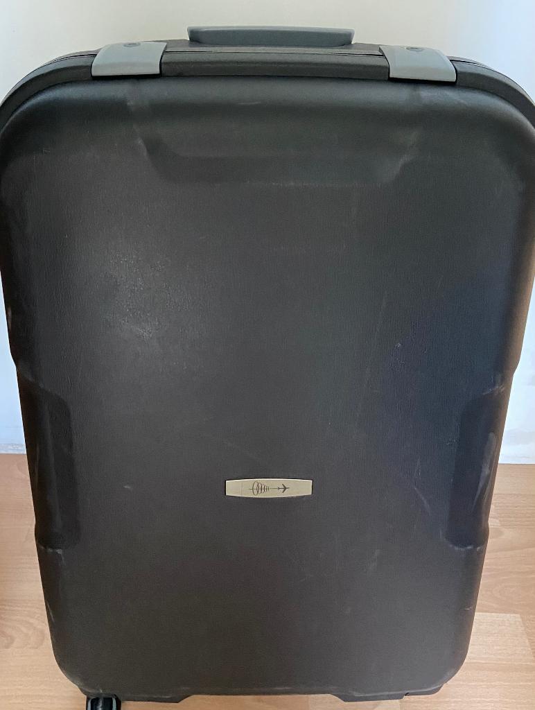 Valises sur roulettes, poignée extensible., Roulettes, Plastique dur, Comme neuf, Enlèvement