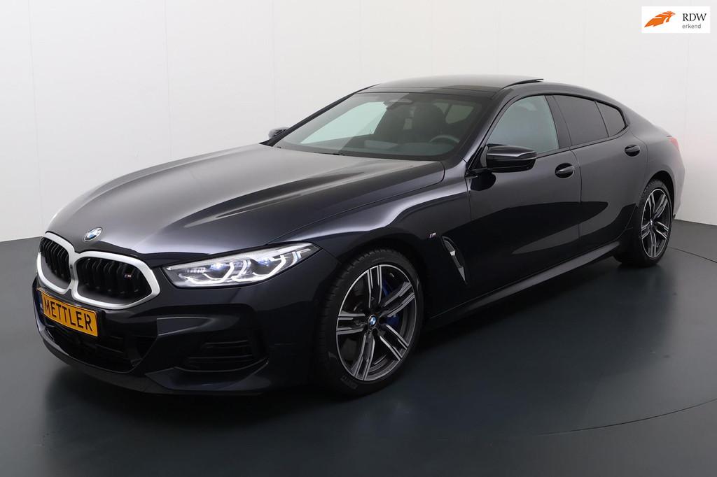 BMW 8 Serie Gran Coupé M850i xDrive High Executive softclos, Autos, BMW, Cuir, Achat, 4395 cm³, Entreprise