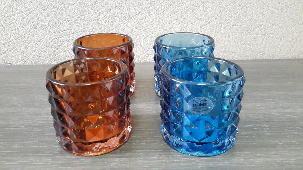 Lot / partij T-lichthouders ( NIEUW ), Ophalen of Verzenden, Nieuw, Bruin