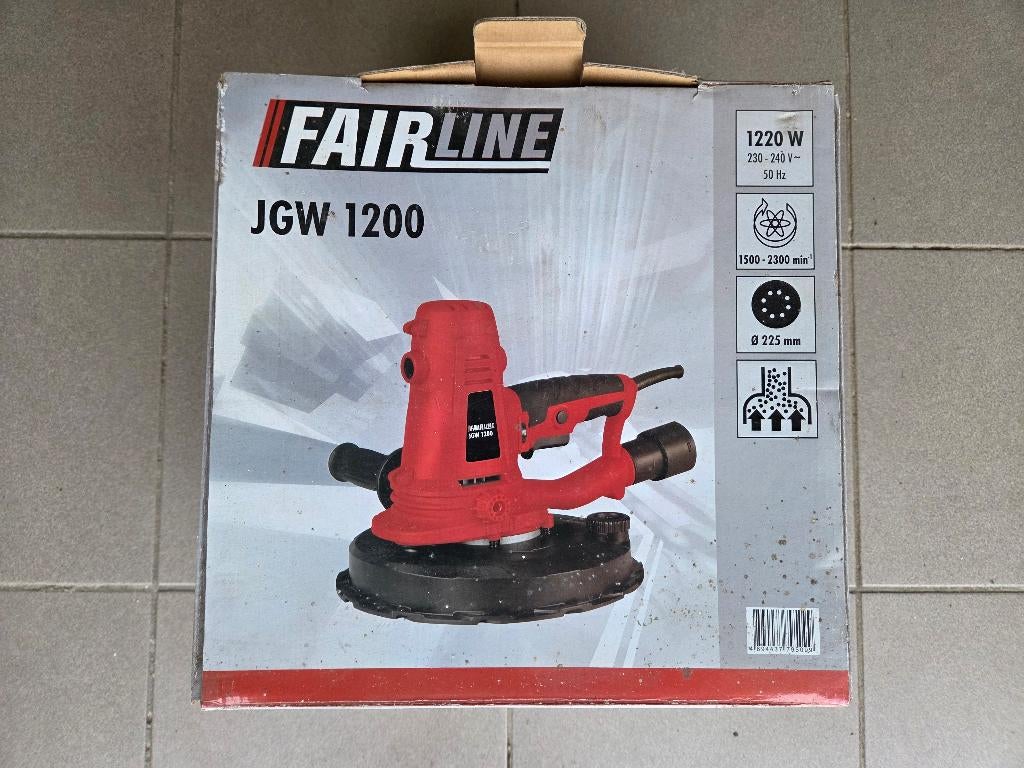 Fairline JGW 1200 – Wandschuurmachine 1220W, Bricolage & Construction, Outillage | Ponceuses, Enlèvement ou Envoi, Comme neuf