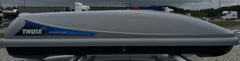 dakkoffer met dakdragers Thule, Auto diversen, Dakkoffers, Ophalen, Gebruikt