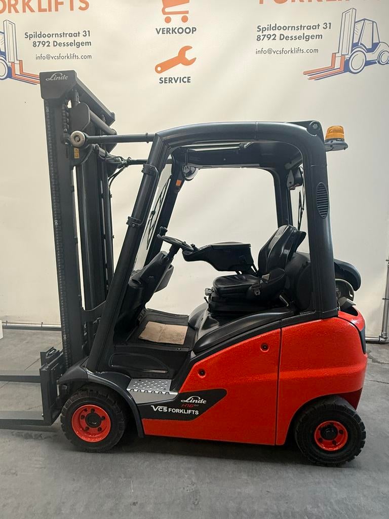 LINDE H16T 391-02 EVO 904 uren + 1 jaar garantie, Zakelijke goederen, 1000 tot 2000 kg, Ophalen, LPG, Heftruck