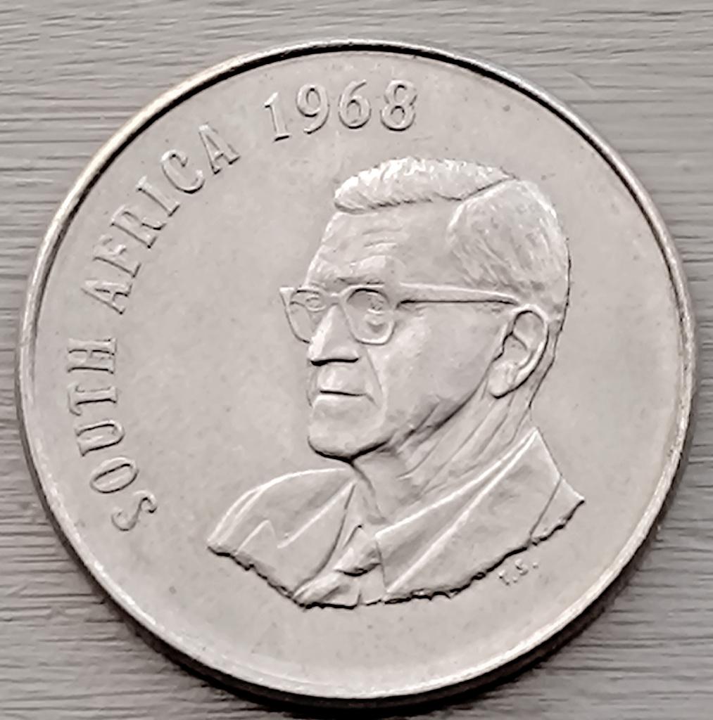 munt Zuid-Afrika 50 cent 1968:Charles Robberts Swart, Enlèvement ou Envoi, Afrique du Sud