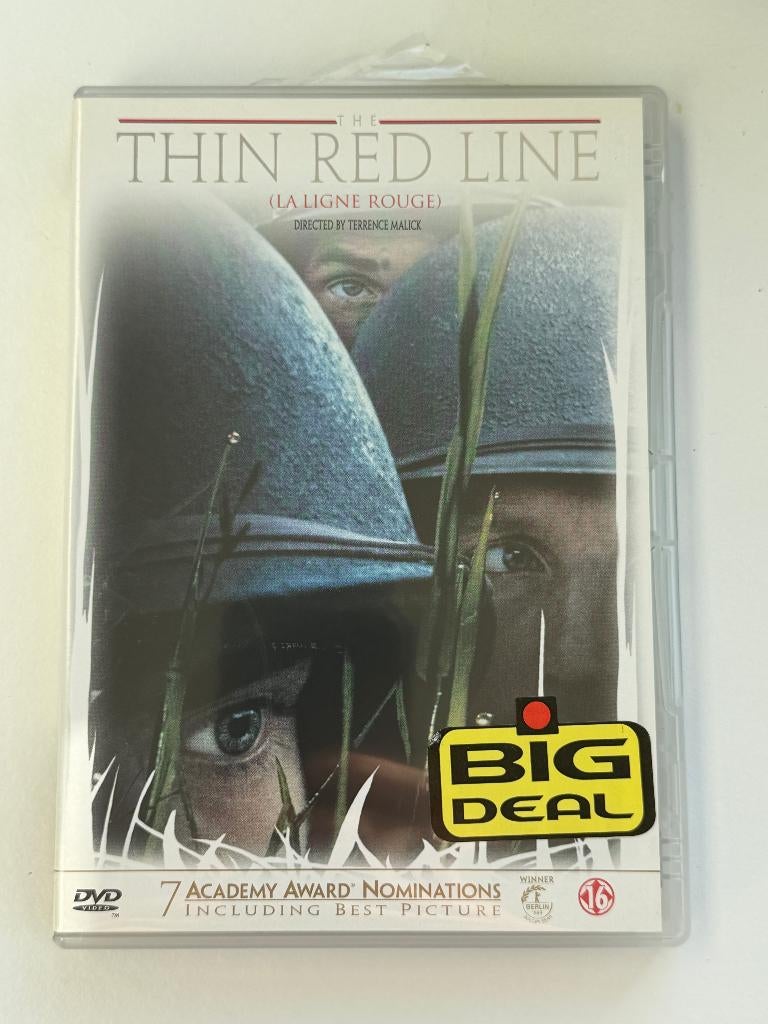 The Thin Red Line (DVD), CD & DVD, DVD | Action, Utilisé, Guerre, À partir de 16 ans, Enlèvement ou Envoi