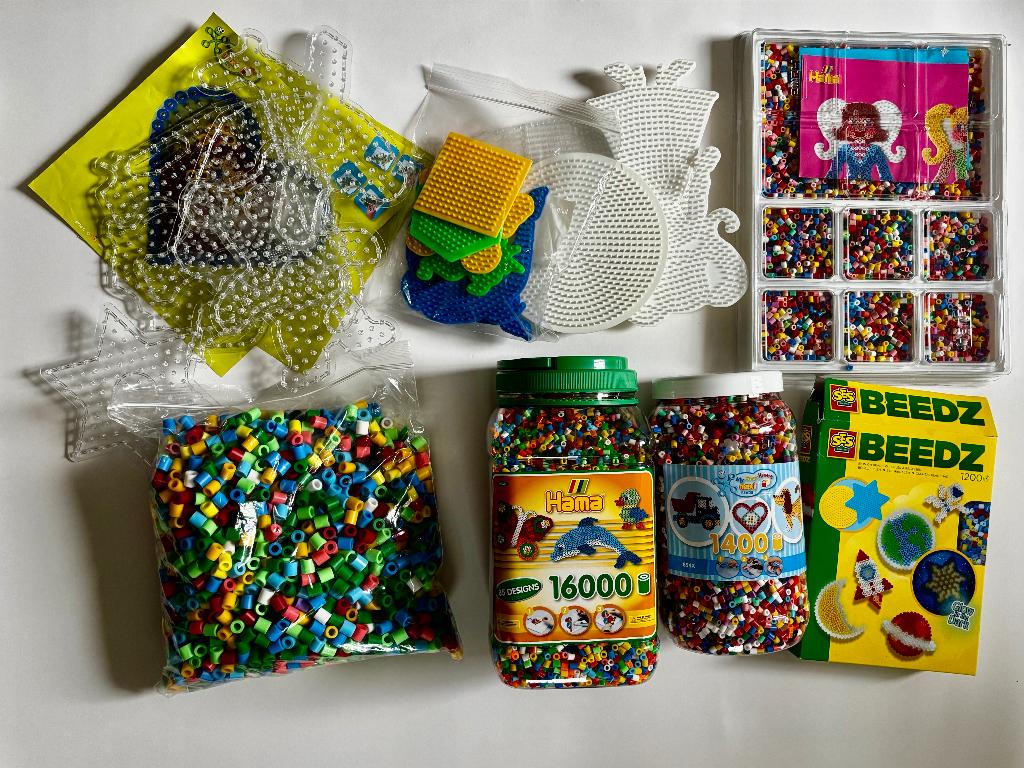 zeer groot lot strijkparels klein en groot + vormen, Ophalen of Verzenden, Nieuw