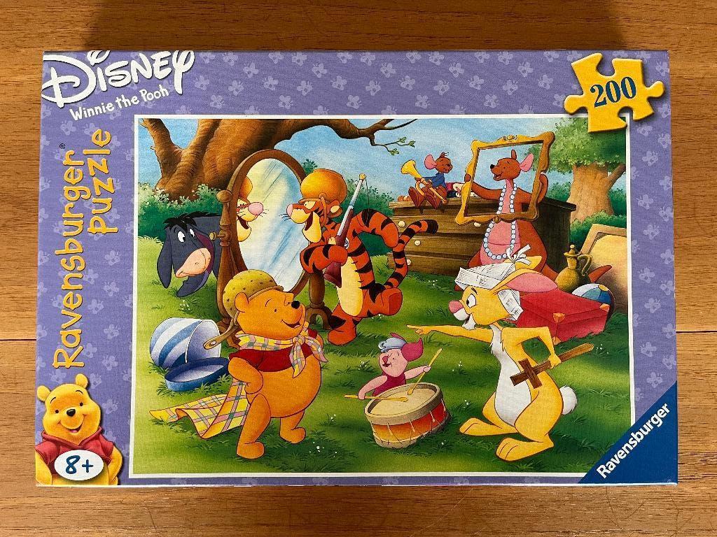 Winnie the Pooh puzzel - Carnaval, Kinderen en Baby's, Speelgoed | Kinderpuzzels, Ophalen of Verzenden, Meer dan 50 stukjes, Zo goed als nieuw