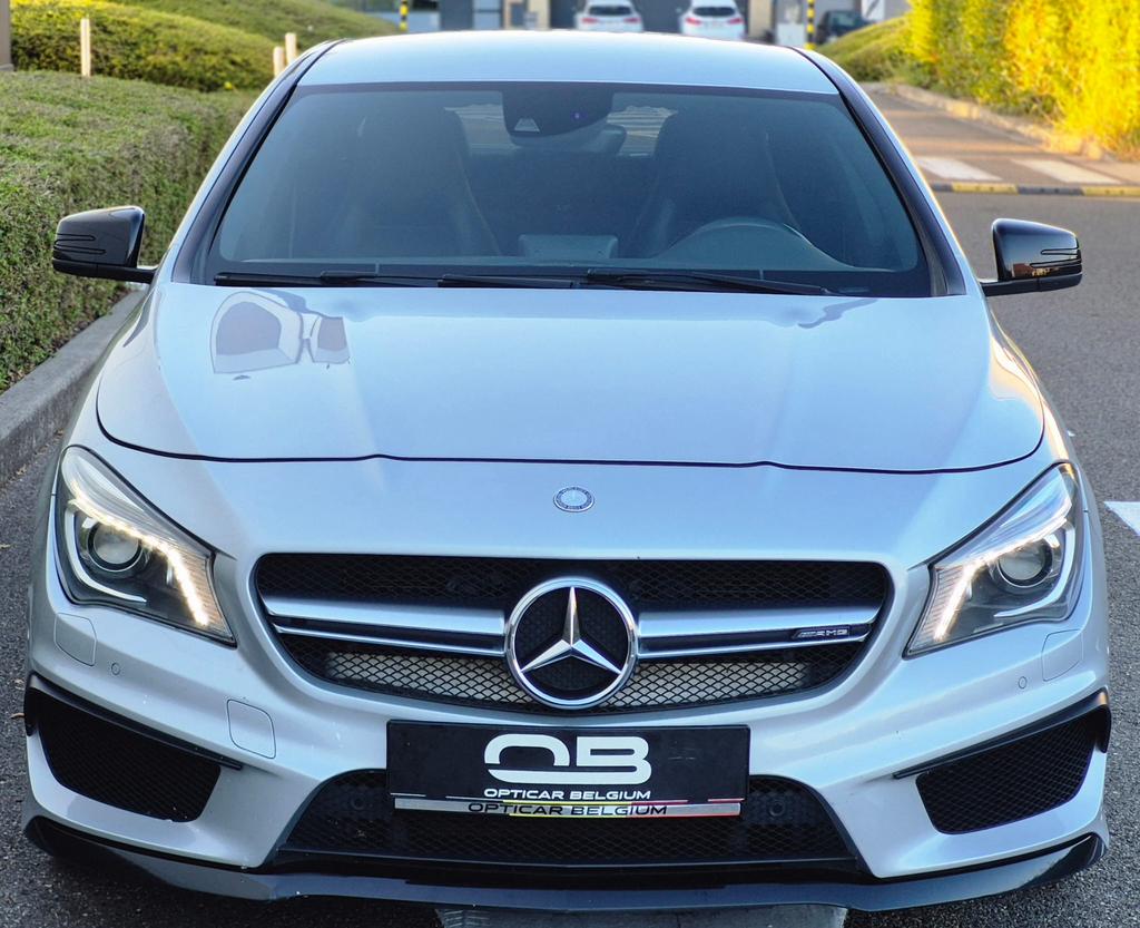 ** Mercedes CLA 45 AMG - Camera - Harman-Kardon - GVVK *, Auto's, CLA, Leder, Bedrijf, Zilver of Grijs