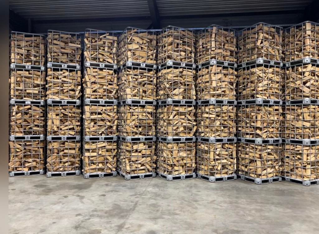 Droog 1 ste keuze Brandhout eik,beuk, Tuin en Terras, Ophalen, Blokken