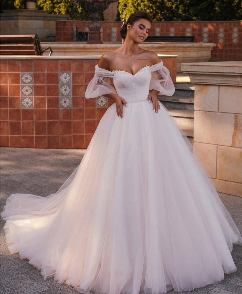 Anna sposa trouwjurk, Kleding | Dames, Ophalen, Roze, Trouwjurk