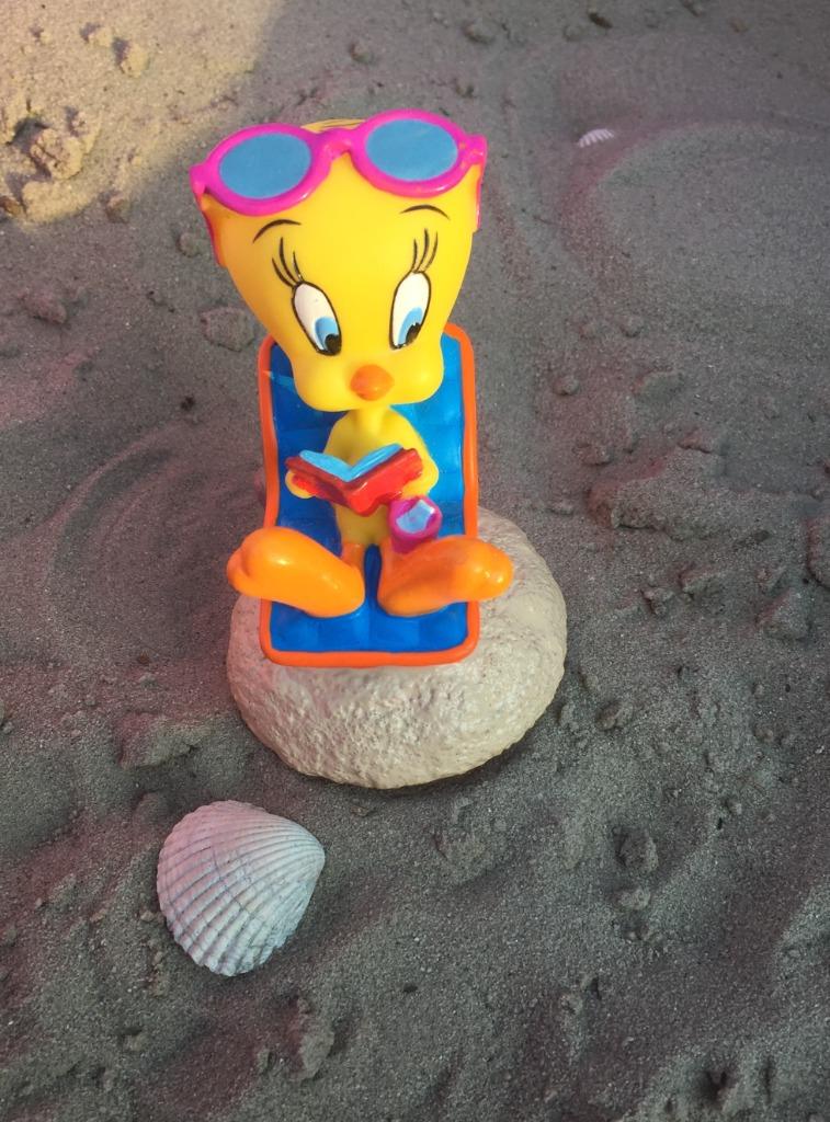 FIGURINE TITI A LA PLAGE - WARNER BROS, Collections, Enlèvement ou Envoi, Neuf, Autres types