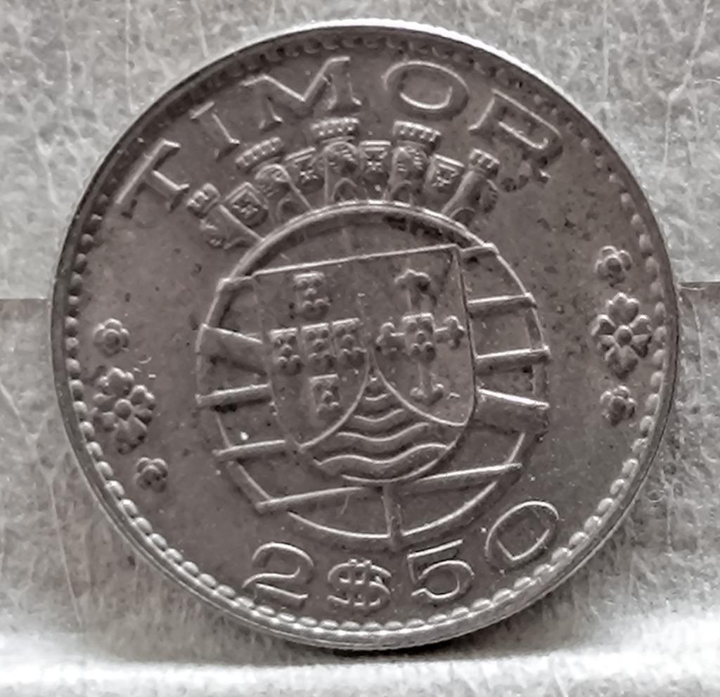 munt Portuguese Timor 2.5 escudos, 1970 (2), Envoi