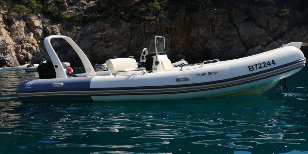 zodiac medline evinrude 250 pk, Watersport en Boten, Gebruikt, Ophalen of Verzenden, Zodiac, Benzine