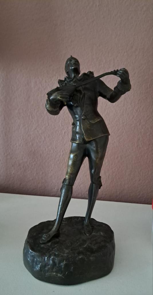 Bronzen beeld Pierrot van Louis Macré., Ophalen