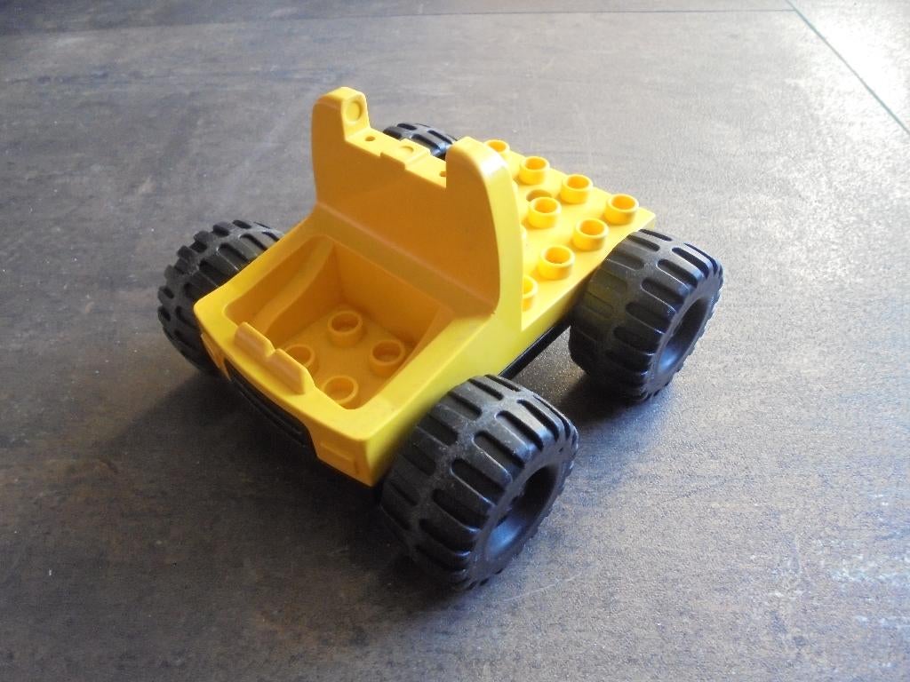 Lego Duplo Dump Truck with Jumbo Wheels (zie foto's) 5, Ophalen of Verzenden, Gebruikt, Losse stenen, Duplo