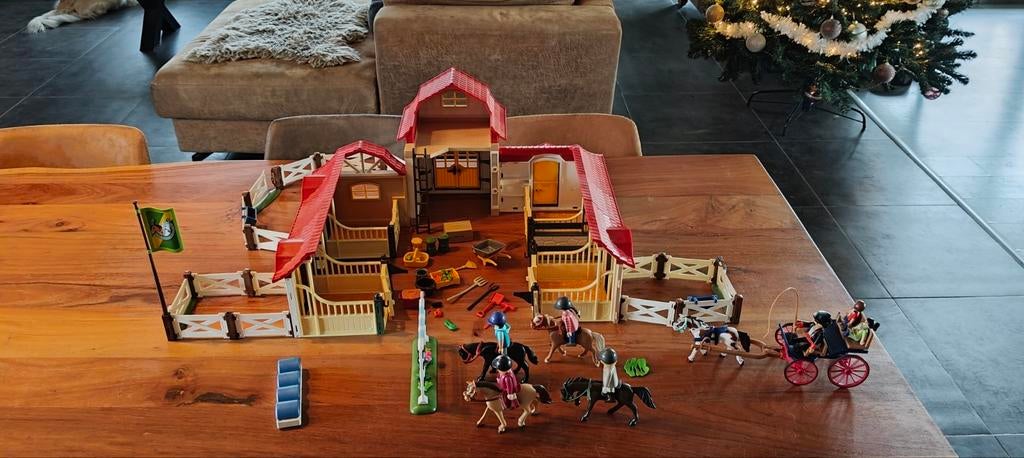 Playmobil grote manege met koets enz, Ophalen of Verzenden