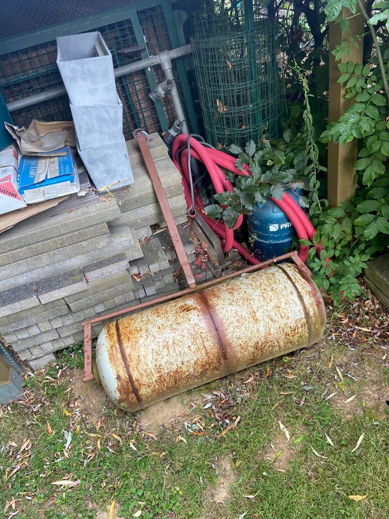 Rouleau gazon a fixer sur un tracteur. Livraison possible., Enlèvement, Utilisé, Autres types, Autre