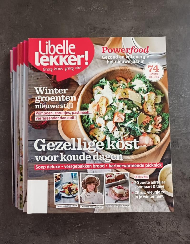 44 nummers Libelle Lekker, Boeken, Tijdschriften en Kranten, Ophalen, Gelezen