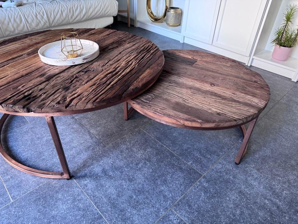 Table de salon, Ophalen, Gebruikt, Rond, 50 tot 100 cm