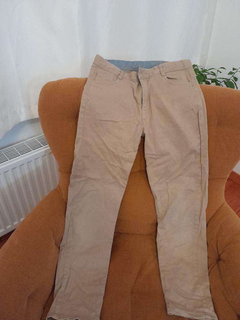 Broek voor jongens 1112 jaar, Ophalen of Verzenden, Zo goed als nieuw, Beige
