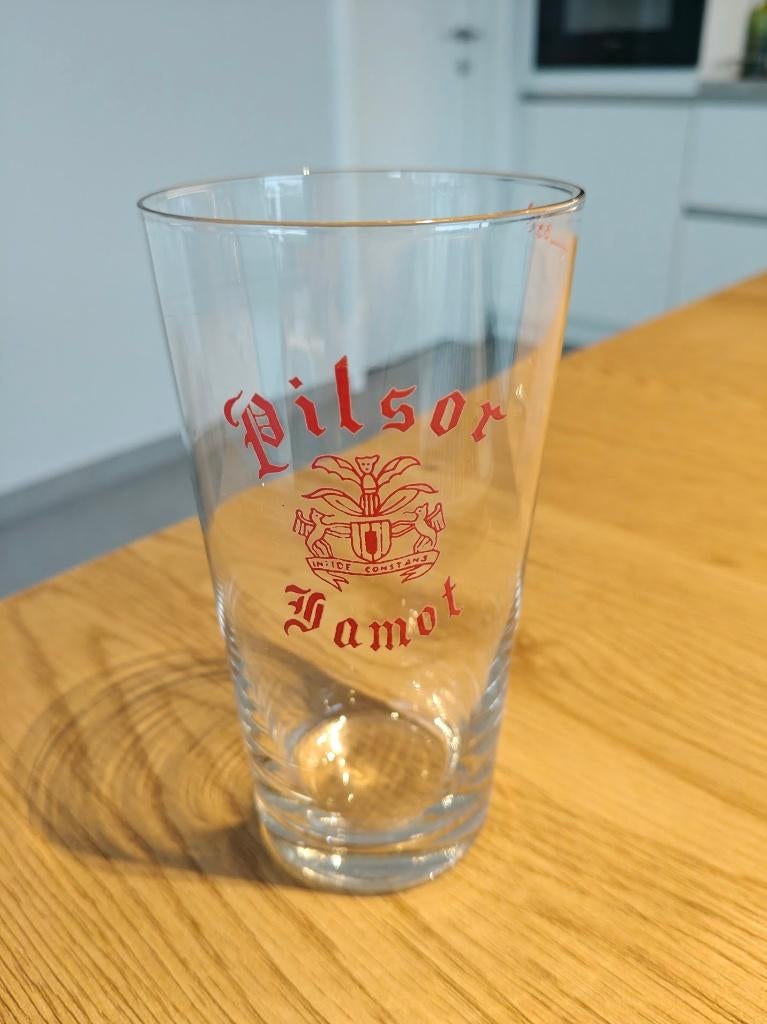 Pilsor Lamot, Collections, Enlèvement ou Envoi, Comme neuf, Verre à bière