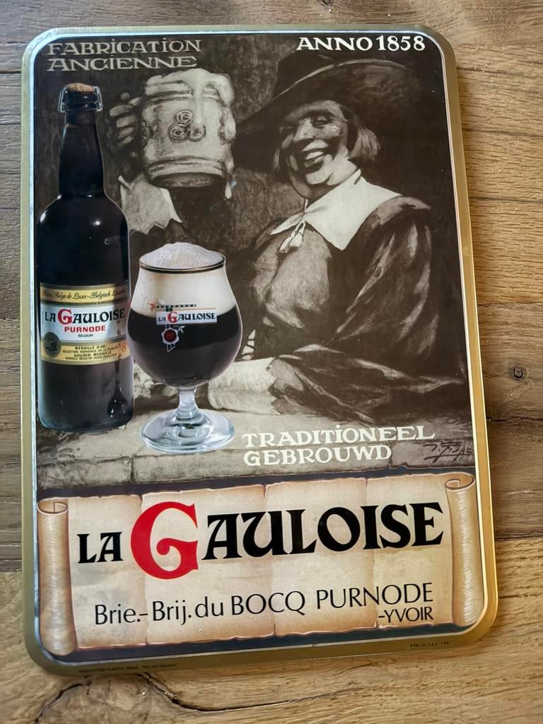 La gauloise glacoide, Verzamelen, Biermerken, Ophalen of Verzenden, Gebruikt
