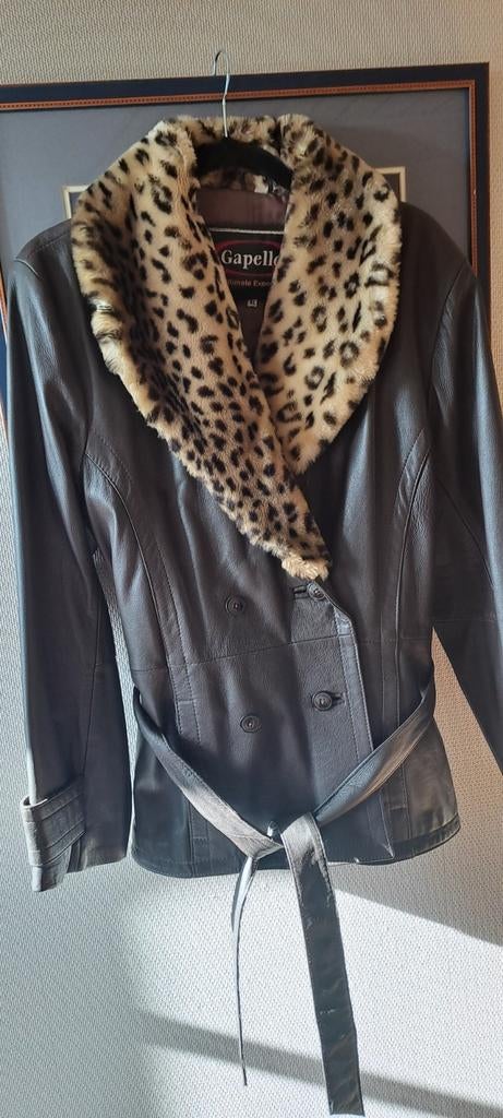 Gilet en cuir pour femme taille 42/44, Enlèvement, Taille 42/44 (L)