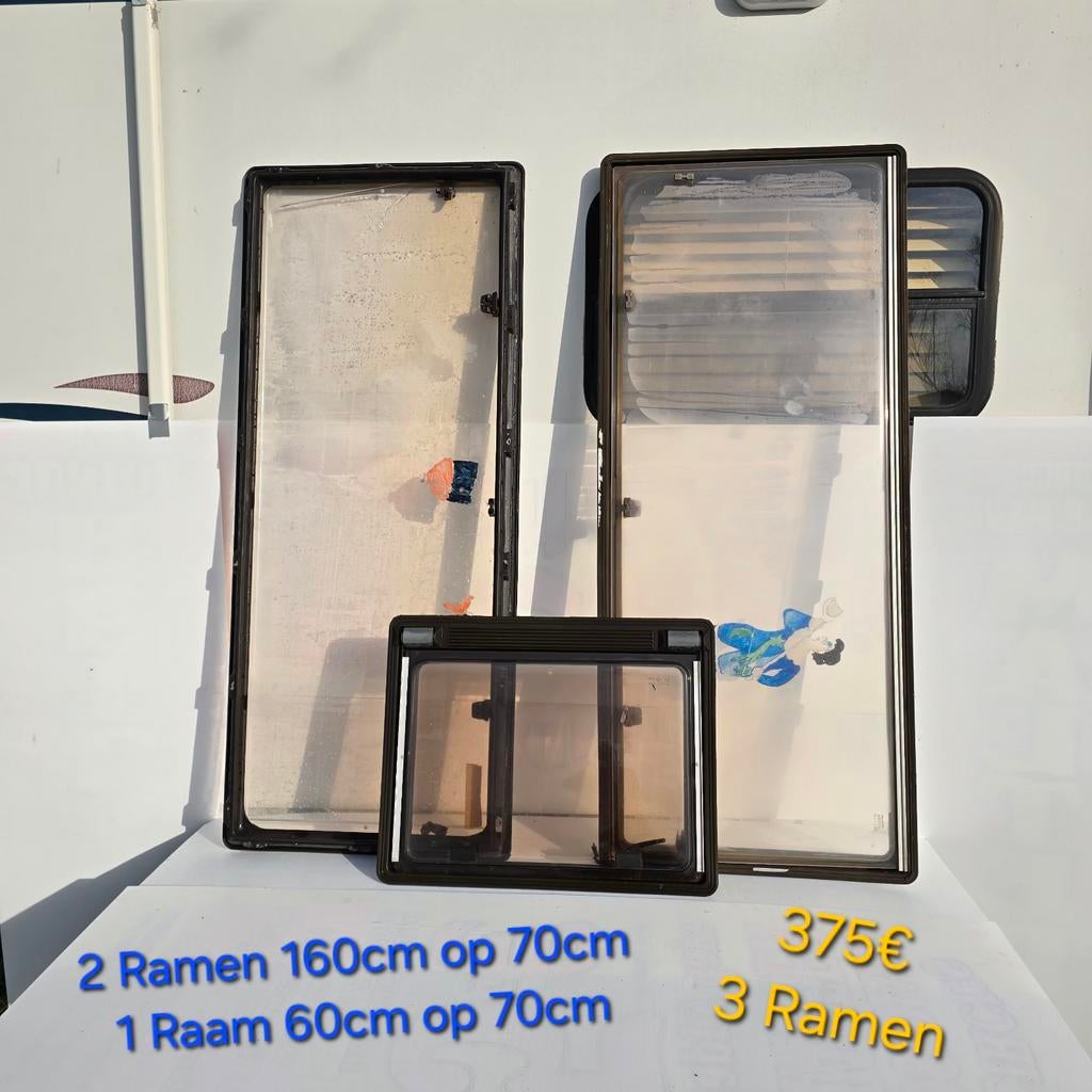 Caravan raam ramen venster wisselstukken werfkeet foodtruck, Ophalen