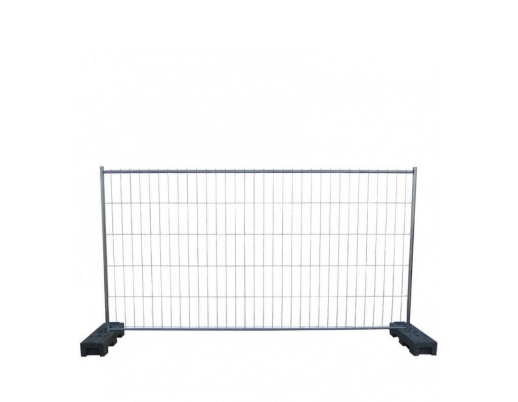 Barrière heras + pied, Enlèvement, Comme neuf