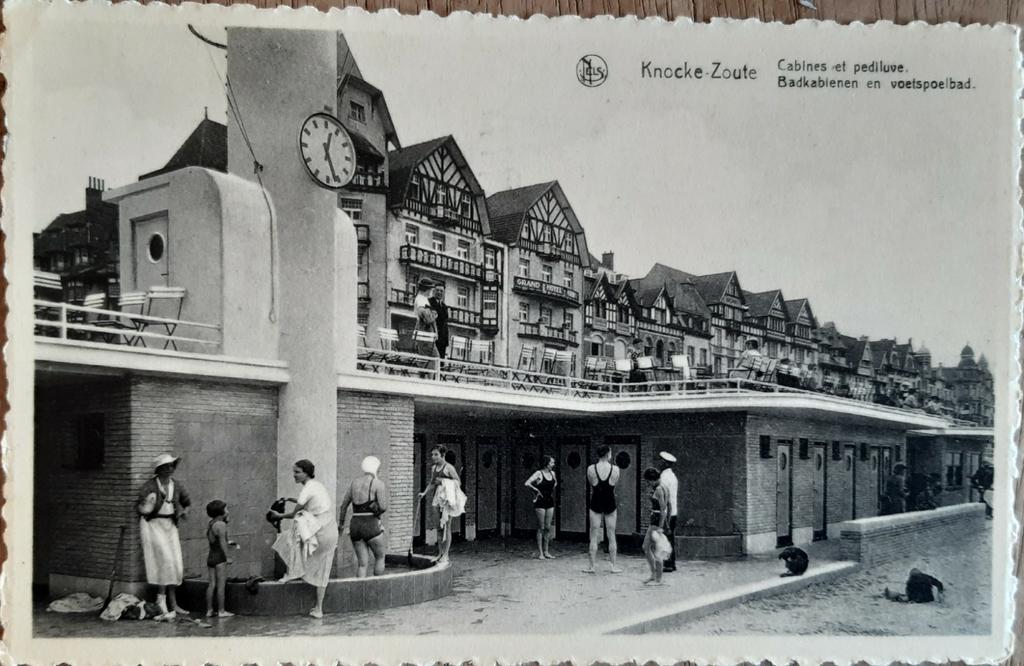 Carte postale KNOKKE ZOUTE les Bains 1937 !, Enlèvement ou Envoi