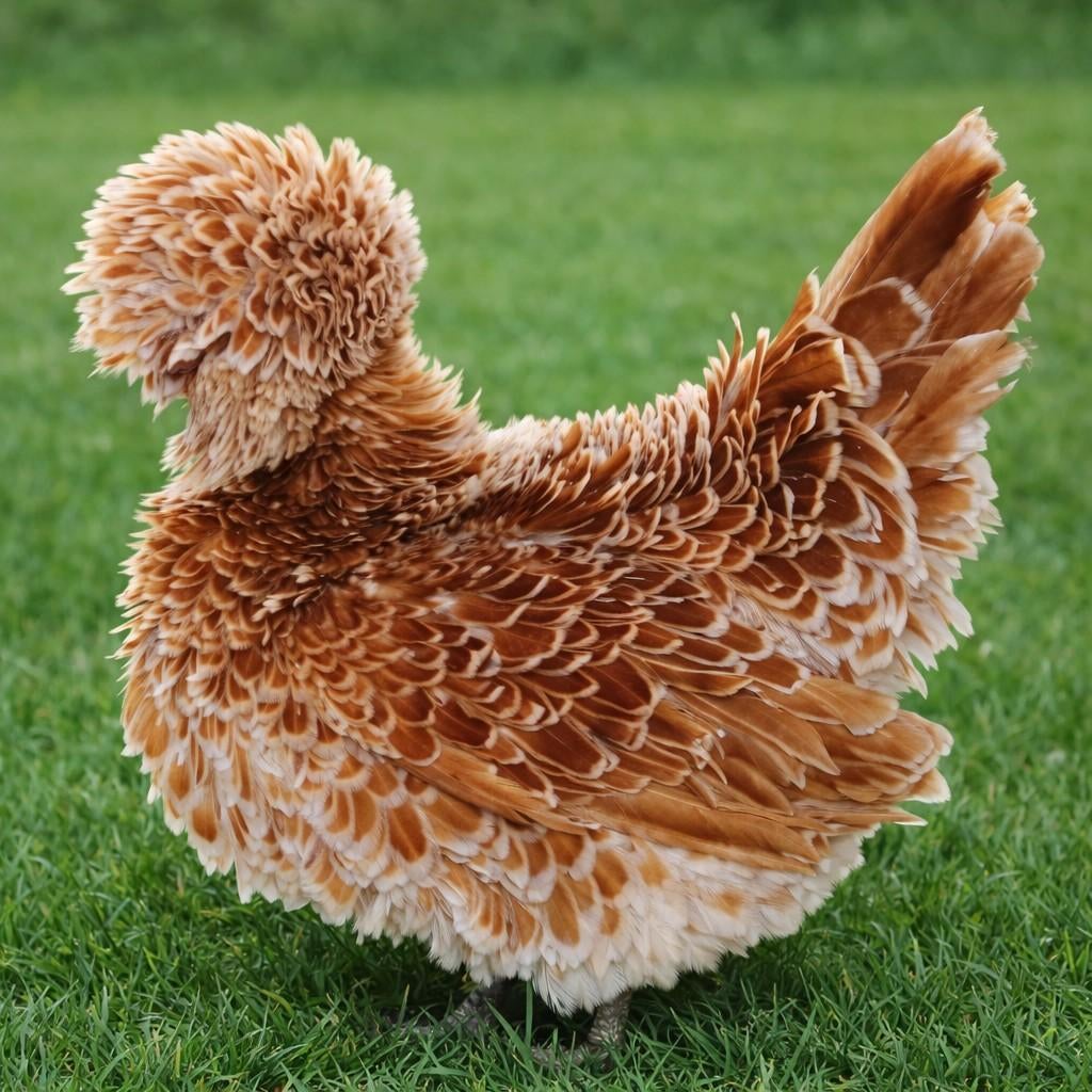 Padua krulveer krielkippen jonge hennen beschikbaar, Vrouwelijk, Kip